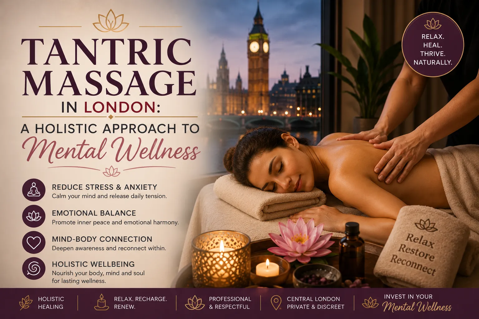 Tantric Massage in London: A Holistic Approach to Mental Wellness