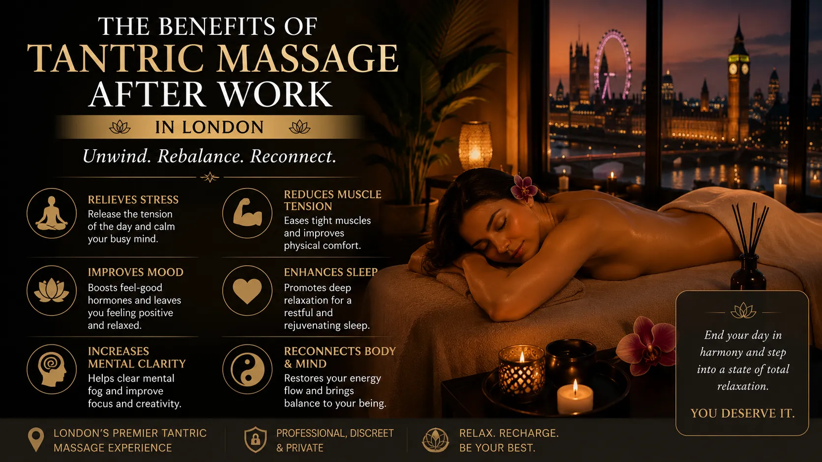 The Benefits of Tantric Massage After Work in London