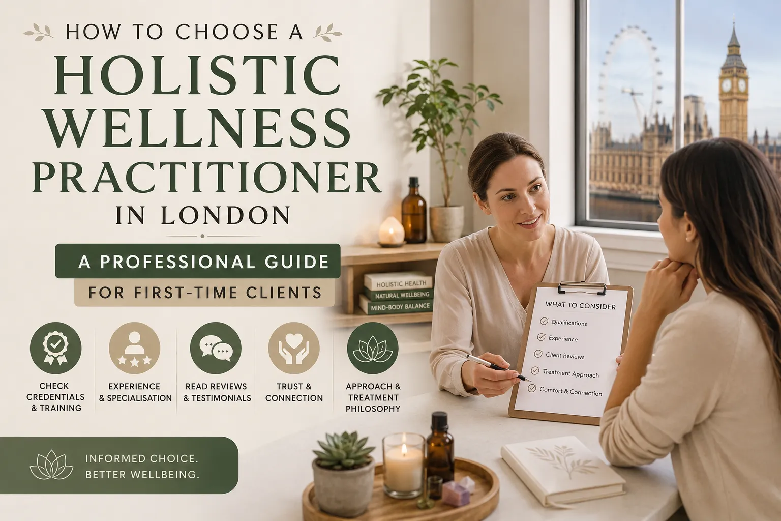 How to Choose a Holistic Wellness Practitioner in London: Understanding Relaxation-Based Therapies and Professional Standards