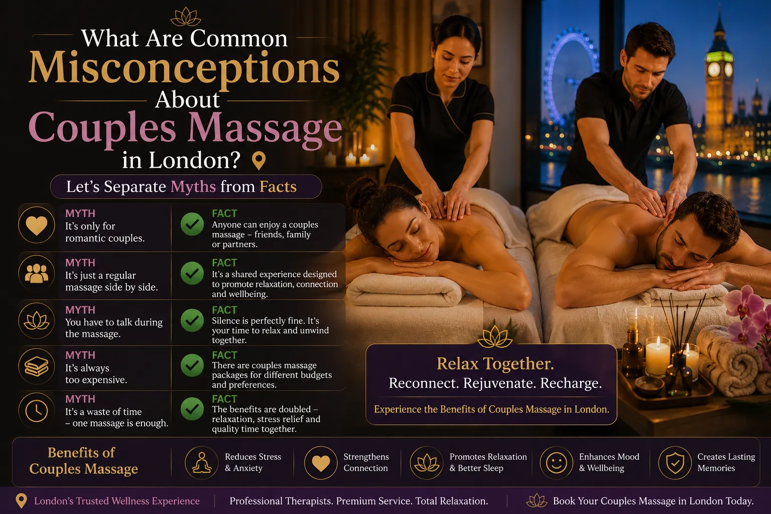What Are Common Misconceptions About Couples Massage in London?