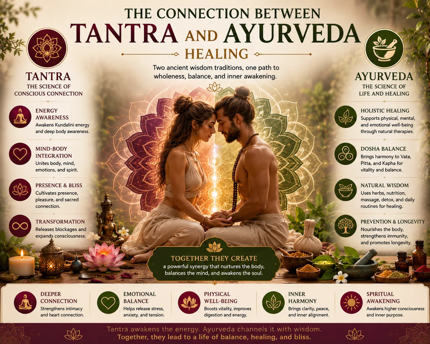 The Connection Between Tantra and Ayurveda Healing